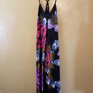 Ultra Pink colorful handkerchief print dress